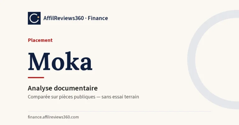 Moka — placement : analyse documentaire AffilReviews360